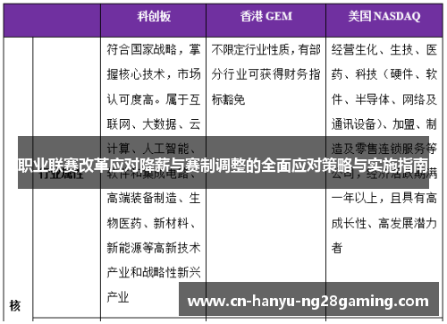 职业联赛改革应对降薪与赛制调整的全面应对策略与实施指南 职业联赛改革应对降薪与赛制调整的全面应对策略与实施指南
